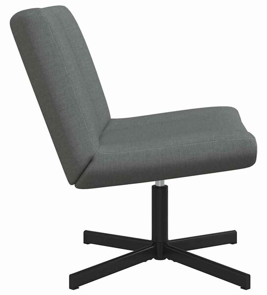VidaXL Forgószék Sötétszürke 63 x 75 x 76 cm szövet