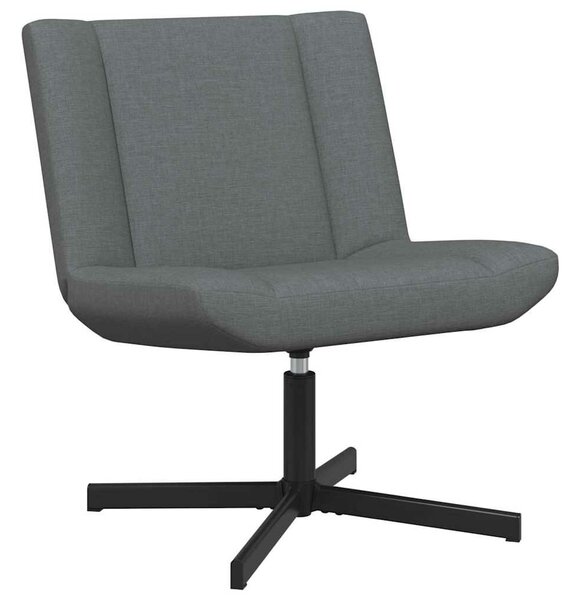 VidaXL Forgószék Sötétszürke 63 x 75 x 76 cm szövet