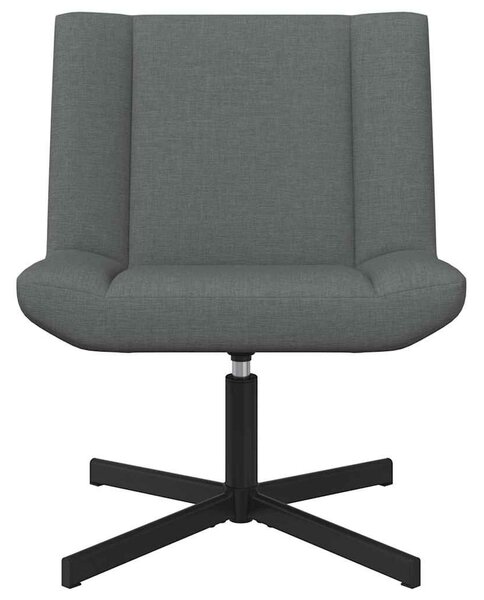 VidaXL Forgószék Sötétszürke 63 x 75 x 76 cm szövet