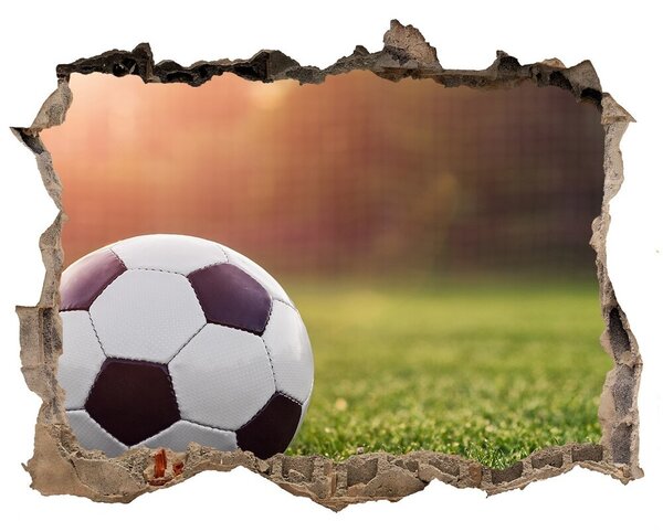 Fali matrica lyuk a falban Futball