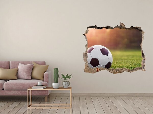 Fali matrica lyuk a falban Futball