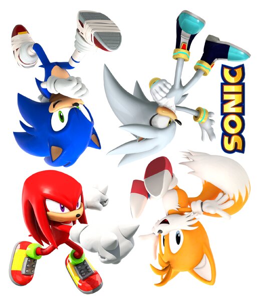 Textil falmatrica "Sonic és barátai"