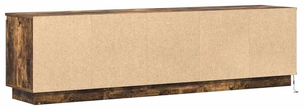 VidaXL LED TV szekrény Füstölt tölgy 180 x 38 x 49 cm Faanyag