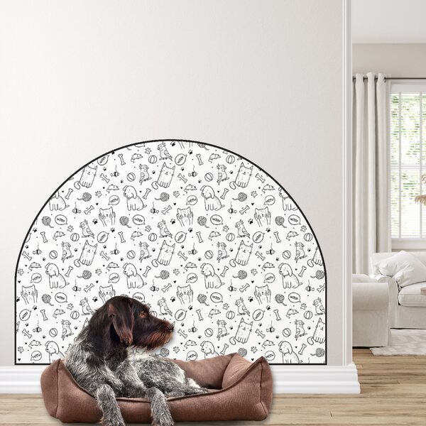 PIPPER. Védő textil falmatrica – Ív – Állatok Méret: 120x96cm, Indíték: név nélkül