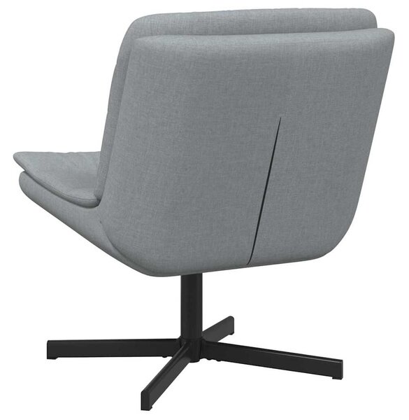 VidaXL Forgószék Világosszürke 63 x 75 x 76 cm szövet