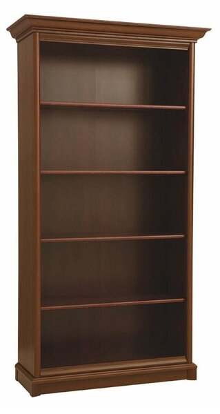 Könyvespolc Vendore 114, Nyitott, Laminált forgácslap, 205x110x43cm, Gesztenye