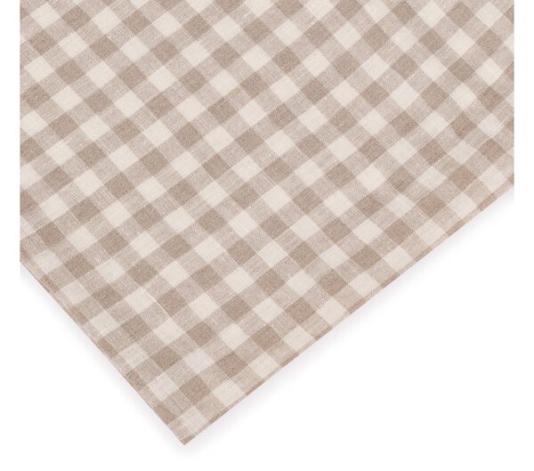 Tom Linen asztali futó természetes kockás színben Méret: 40x140