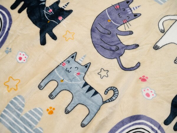 PURRSLEEP mikroplüss bézs ágyneműhuzat Ágyneműhuzat mérete: 70 x 90 cm | 140 x 220 cm