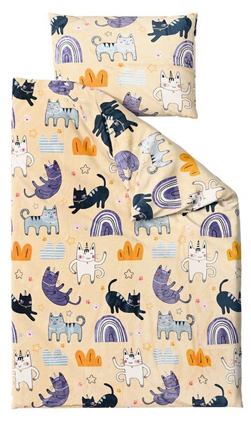 PURRSLEEP mikroplüss bézs ágyneműhuzat Ágyneműhuzat mérete: 70 x 90 cm | 140 x 220 cm
