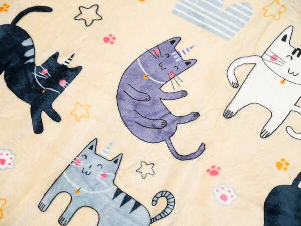 PURRSLEEP mikroplüss bézs ágyneműhuzat Ágyneműhuzat mérete: 70 x 90 cm | 140 x 220 cm