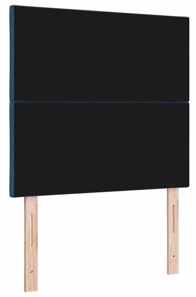 VidaXL LED ágytámla Kék szövet