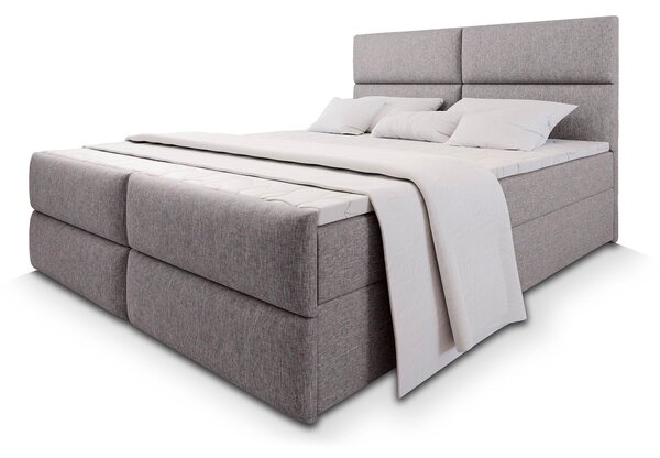 MULEN ágyneműtartós boxspring ágy 180x200 - cappuccino