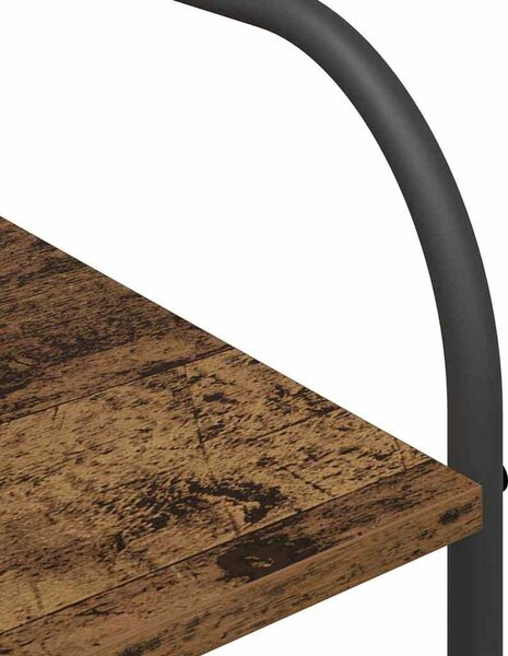 VidaXL Ruhafogó polcokkal tárolóval Barna 120 x 44 x 160 cm Faanyag