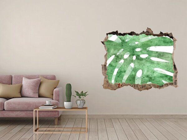 Lyuk 3d fali matrica Monstera