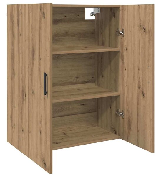 VidaXL Fali szekrény 2 db Artisan tölgy 69,5 x 34 x 90 cm Szerelt Fa