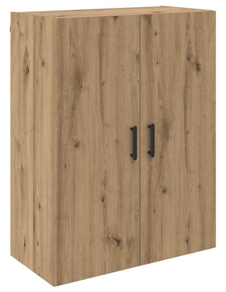 VidaXL Fali szekrény 2 db Artisan tölgy 69,5 x 34 x 90 cm Szerelt Fa