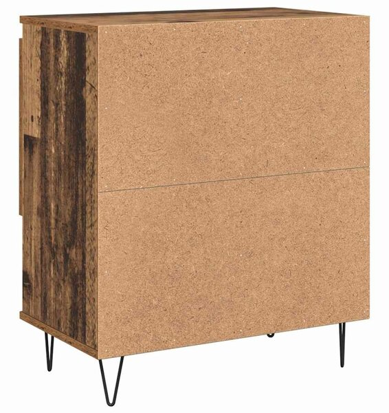 VidaXL Oldalszekrények 3 pcs Régi fa 180 x 35 x 70 cm Faanyag