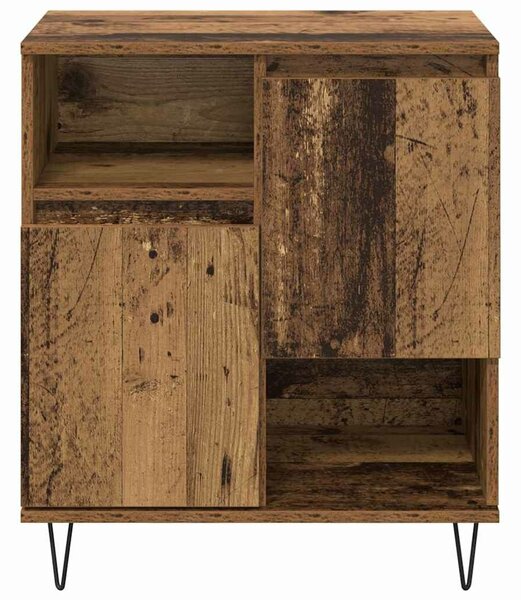 VidaXL Oldalszekrények 3 pcs Régi fa 180 x 35 x 70 cm Faanyag