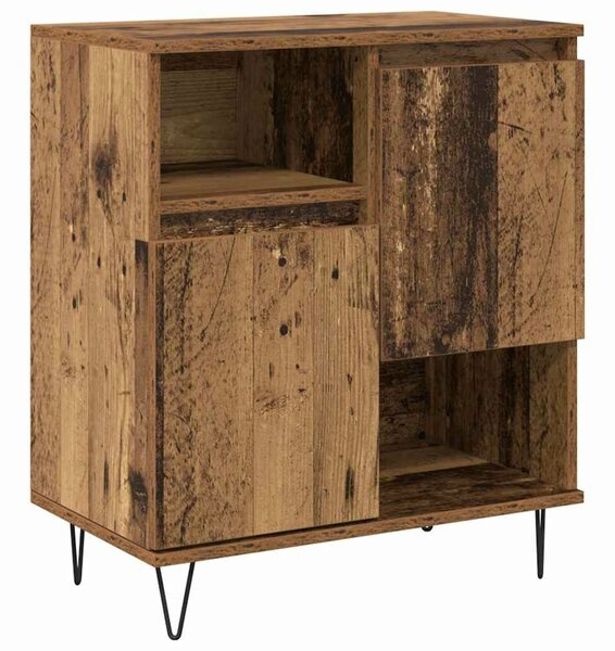 VidaXL Oldalszekrények 3 pcs Régi fa 180 x 35 x 70 cm Faanyag
