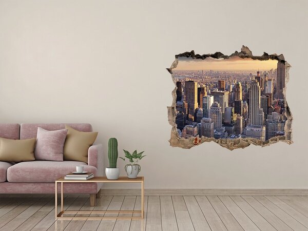 Lyuk 3d fali matrica New york-i járat madár