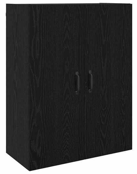 VidaXL Magasfiú Musta tammi 69.5 x 34 x 180 cm Faanyag