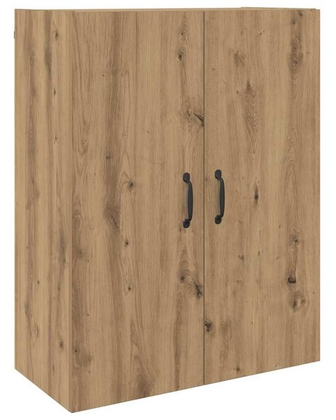 VidaXL Magasfiú 2 db Artisan tölgy 69,5 x 34 x 180 cm Szerelt Fa
