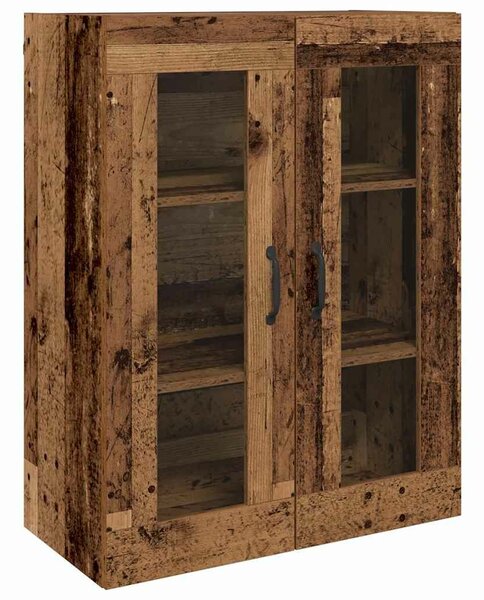 VidaXL Magasfiú 2 db Régi fa 69,5 x 34 x 180 cm Szerelt Fa