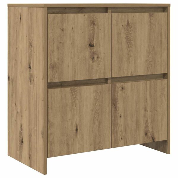 VidaXL Oldalszekrények 2 pcs kézműves tölgy 70 x 41 x 75 cm Faanyag