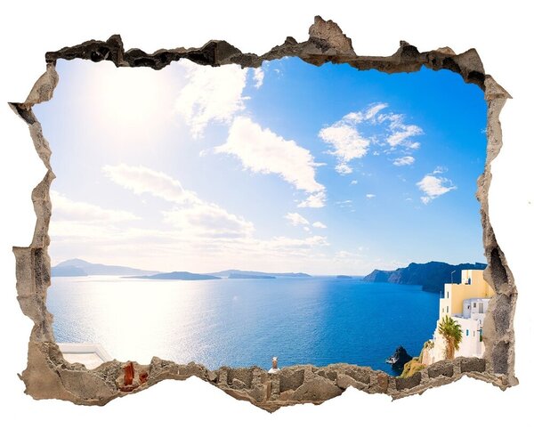 Lyuk 3d fali matrica Santorini, görögország