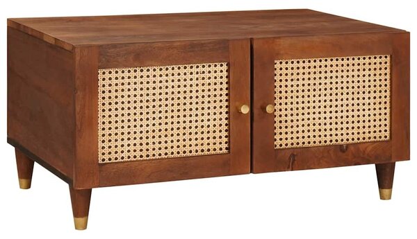 VidaXL Dohányzóasztal 80 x 50 x 40 cm Tömör Mangófát