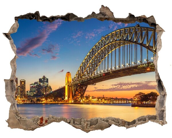 Lyuk 3d fali matrica Sydney panoráma