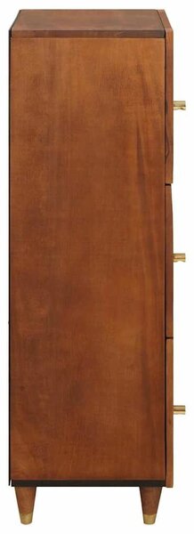 VidaXL Magas szekrény Barna 40 x 33,5 x 110 cm Tömör Mangófát