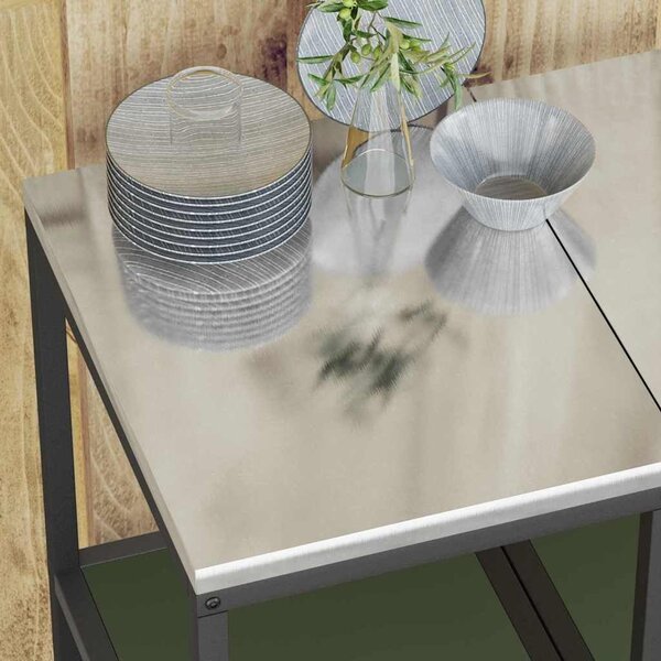 VidaXL Konyhai polcrendszer HATTEM Olajzöld 40 x 50 x 92 cm Acél