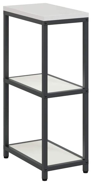 VidaXL Konyhai Tárolás HATTEM Fehér 30 x 50 x 92 cm Acél