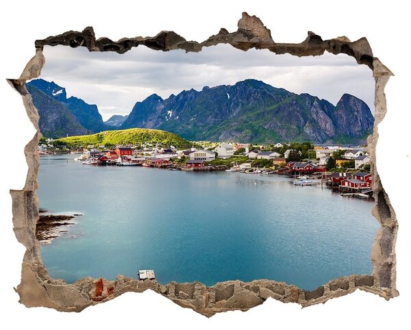 Lyuk 3d fali matrica Lofoten norvégia