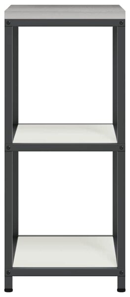 VidaXL Konyhai polcrendszer HATTEM Fehér 40 x 50 x 92 cm Acél