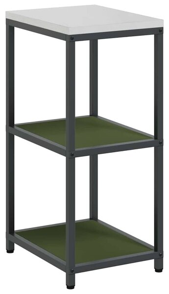 VidaXL Konyhai polcrendszer HATTEM Olajzöld 40 x 50 x 92 cm Acél