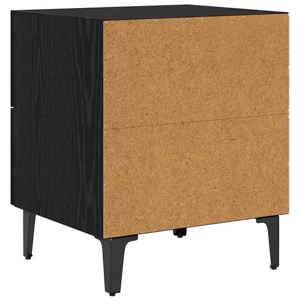 VidaXL Ágyat tartó szekrény 2 pcs Musta tammi 40 x 35 x 47.5 cm
