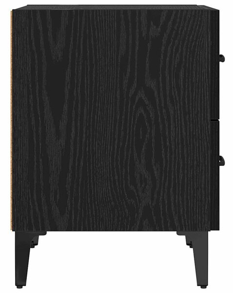 VidaXL Ágyat tartó szekrény 2 pcs Musta tammi 40 x 35 x 47.5 cm