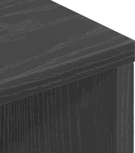 VidaXL TV szekrény 150 x 30 x 44,5 cm Fekete tölgy Szerelt Fa