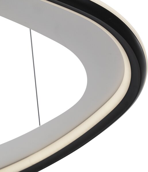 Design függőlámpa fekete 3 lépésben dimmelhető - Organico