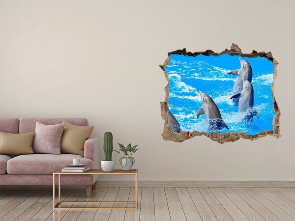 Lyuk 3d fali matrica Delfinek