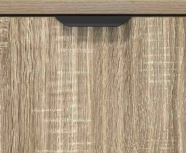 VidaXL Széf Sonoma tölgy 79,5 x 33 x 82 cm Szerelt Fa