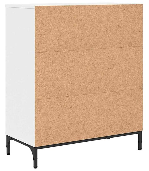 VidaXL Széf Fehér 69,5 x 33 x 82 cm Szerelt Fa