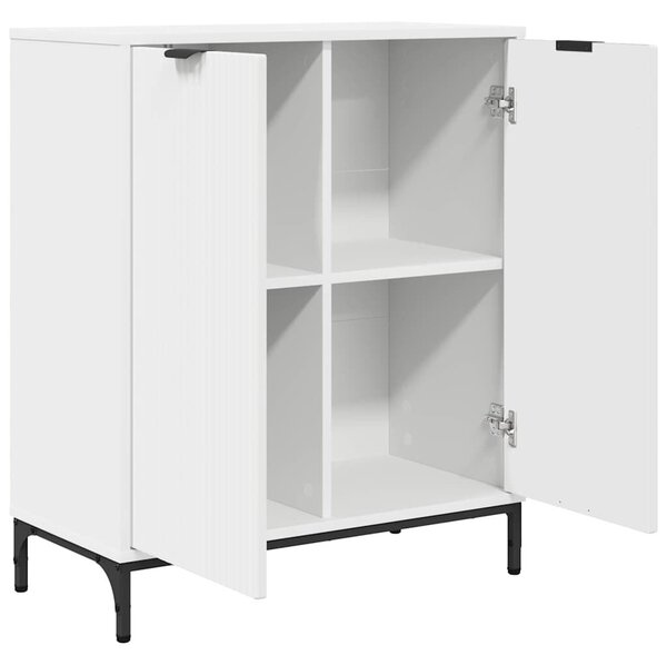 VidaXL Széf Fehér 69,5 x 33 x 82 cm Szerelt Fa
