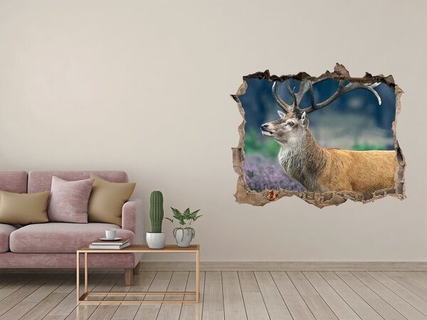 3d-s lyukat fali matrica Deer levendula