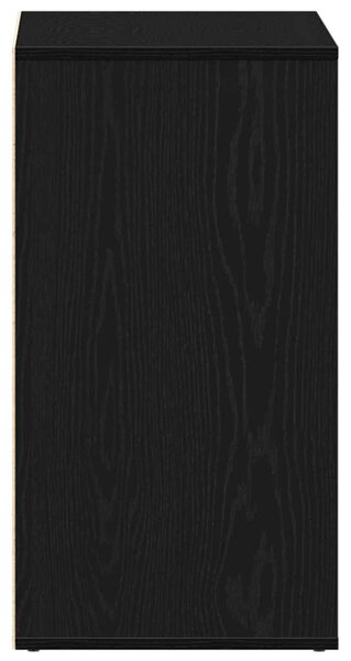 VidaXL Sminkes szekrény Fekete tölgy 80 x 40 x 75 cm Szerelt Fa