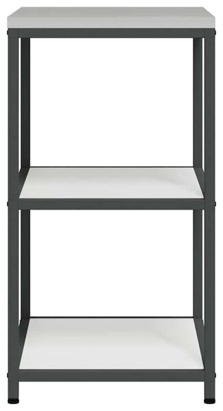 VidaXL Konyhai Tárolás HATTEM Fehér 60 x 50 x 92 cm Acél