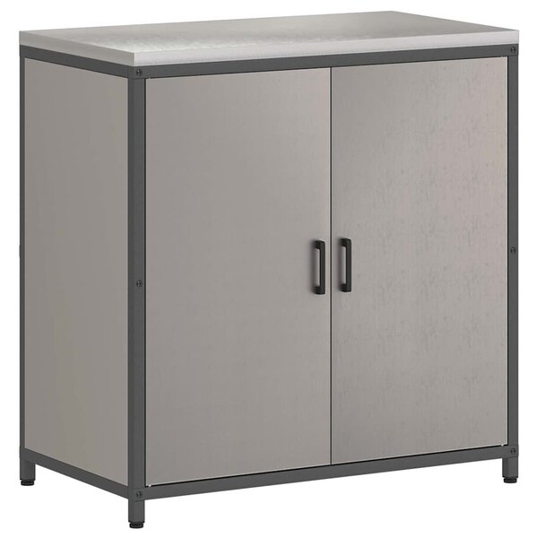 VidaXL Konyhai tárolószekrény HATTEM Rozsdás 90 x 50 x 92 cm Acél