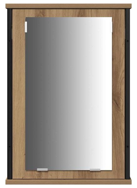 VidaXL Fürdőszoba bútor szett 4 pcs kézműves tölgy 33 x 33 x 185.5 cm